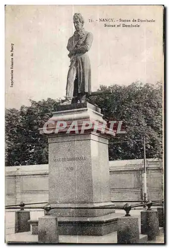 Cartes postales Nancy Statue de Dombasle Statue of Dombasle