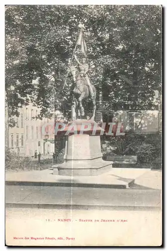 Cartes postales Nancy Statue de Jeanne d Arc