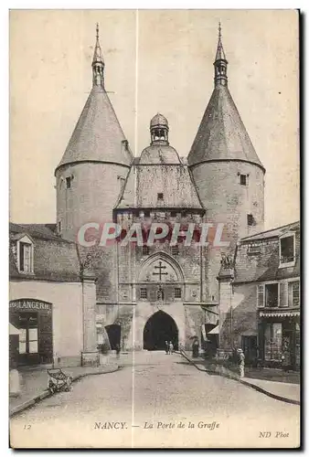 Cartes postales Nancy La Porte de la Graffe