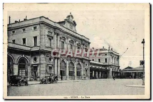 Cartes postales Reims La Gare