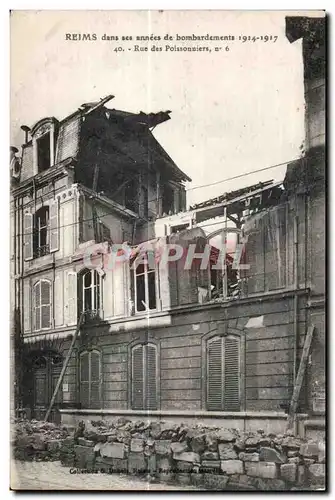 Reims dans ses annees de bombardements 1914-1917 Rue des Poissonniers