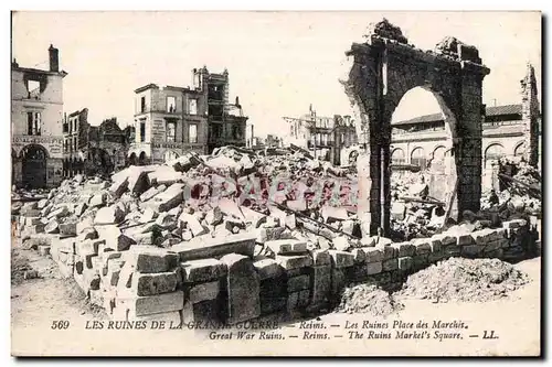 Les Ruines De La Grande Guerre Reims Les Ruines Place des Marchis Miltiaria