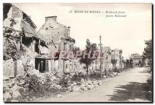 Reims En Ruines Boulevard Jamin Miltiaria