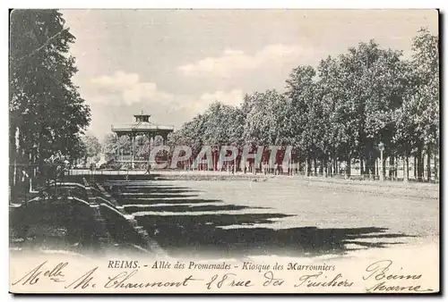 Reims Alle des Promenades Kiosque des Marronniers