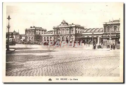 Cartes postales Reims La Gare