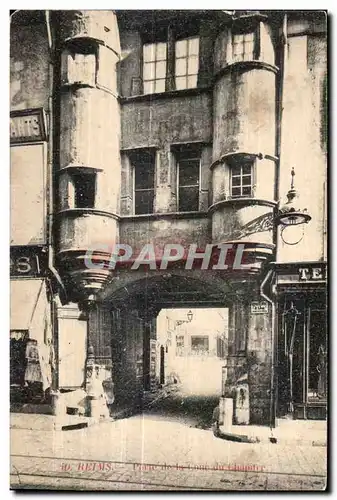 Ansichtskarte AK Reims Porte de la cour du Chapitre