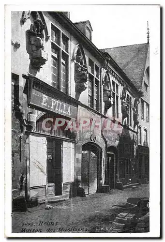 Cartes postales Reims Maison des Musiciens Pilla