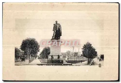 Ansichtskarte AK Reims Statue du Marechal drouet Comte d Erion