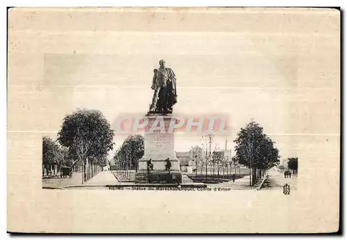 Cartes postales Reims Statue du Marechal drouet Comte d Erion