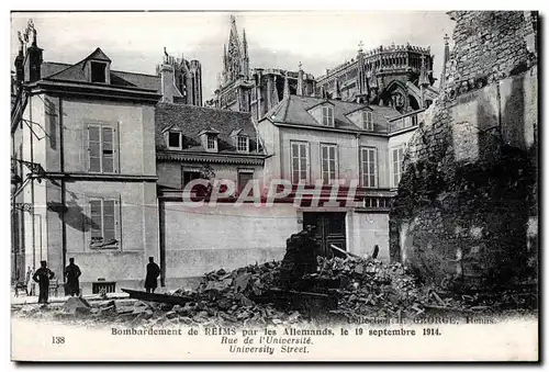 Cartes postales Reims Bombardement