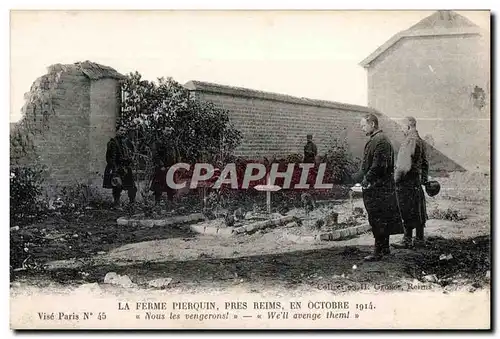 Cartes postales Reims La Ferme Pierquin Pres En Octobre