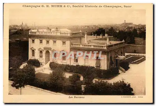 Cartes postales Reims Champagne G H Mumm   C Societe Vinicole de Champagne suee Les Bureaux