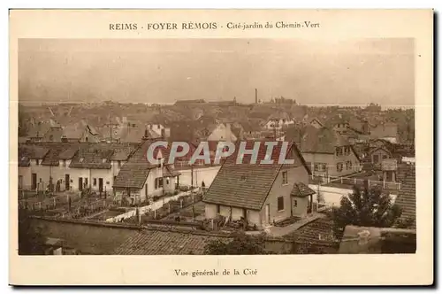 Ansichtskarte AK Reims Foyer Remois Cite jardin du Chemin Vert