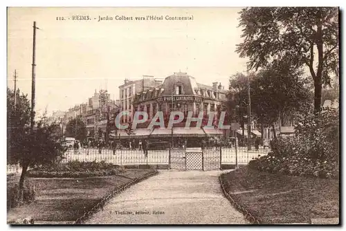 Cartes postales Rems Jardin Colbert vers I Hotel Continental