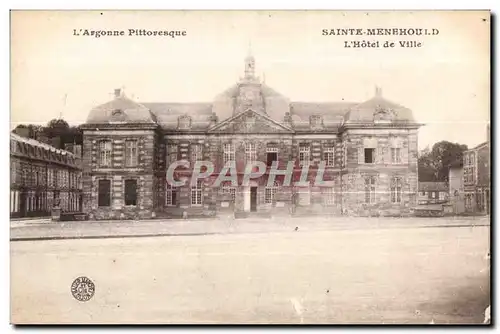 Cartes postales Sainte Menehould (Marne) L Hotel de Ville