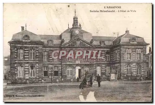 Cartes postales L argonne Sainte Menehould L Hotel de Ville