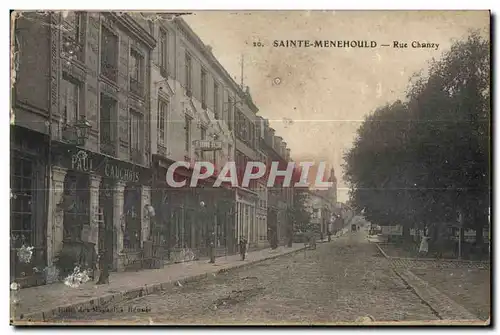 Cartes postales Sainte Menehould Rue chanzy