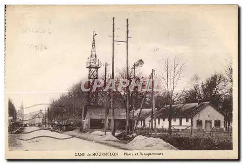 Camp de Mourmelon Phare et Baraquements Militaria