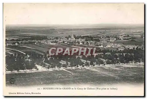 Mourmelon le Grand et le Camp de Chalons Vue Prise en ballon