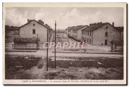 Camp de Mourmelon Le nouveau Camp de Division Pavillons de troupe cote Est Militaria