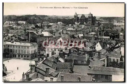 Chalons Sur Marne Marne Vue Generale