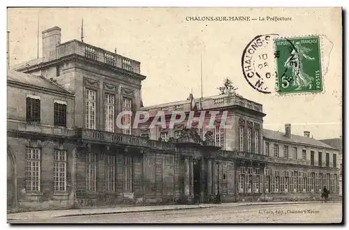 Cartes postales Chalons Sur Marne La Prefecture