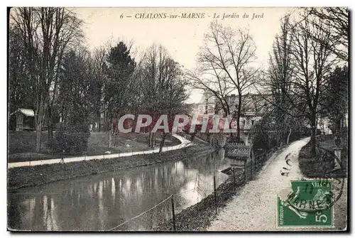 Ansichtskarte AK Chalons Sur Marne Le Jardin du Jard