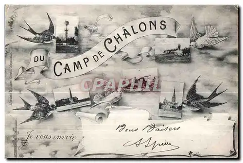 Cartes postales Camp de Chalons