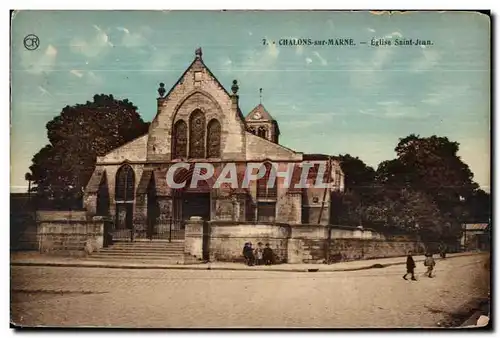 Cartes postales Chalons sur Marne Eglise Saint Jean