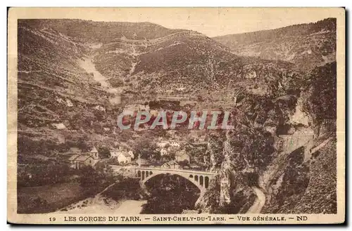 LES Gorges Du Tarn Saint Chely Du Tarn Vue Generale