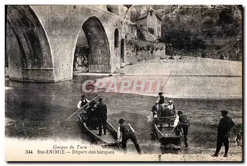 Gorges du Tarn Ste Enimie Depart des barques