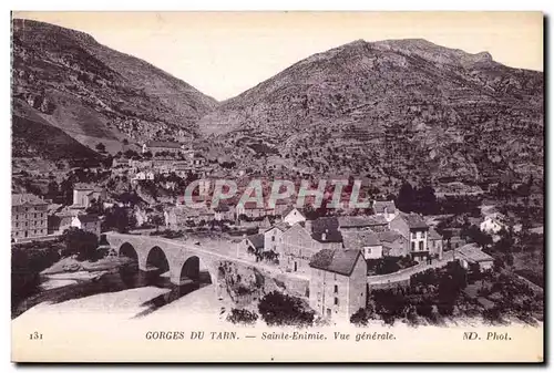 Gorges Du Tarn Sainte Enimie Vue generale