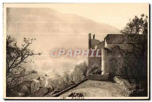 Gorges Du Tran Sainte Enimie Lozere Ruines de I ancien Monastere