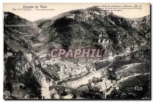 Cartes postales Groges Du Tarn St Enimie Vue panoramique