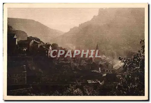 Cartes postales Gorges Du Tarn Sainte Enimie (Lozere) Premiers rayons de soleil