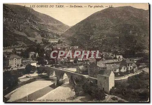 Cartes postales Gorges Du Tarn Ste Enimie Vue generale