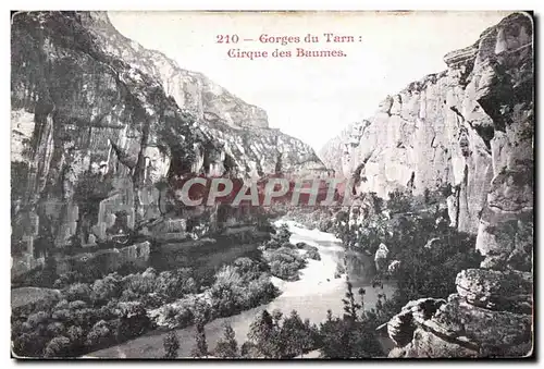 Ansichtskarte AK Gorges du Tarn Cirque des Baumes