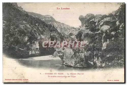 Cartes postales Gorges du Tarn La Roche Percee La des sites remirquables des Gorges