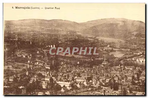 Cartes postales Marvejols (Lozere) Quartier Nord