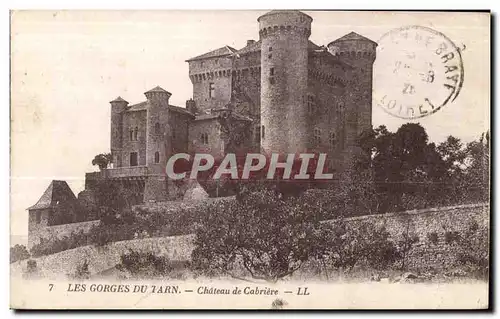 Cartes postales Les Gorges du Tarn Chateau de Cabriere