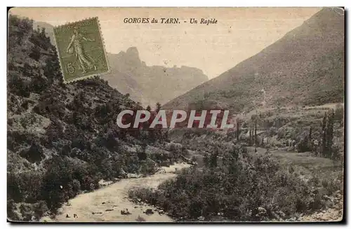 Cartes postales Gorges du Tarn Un Rapide