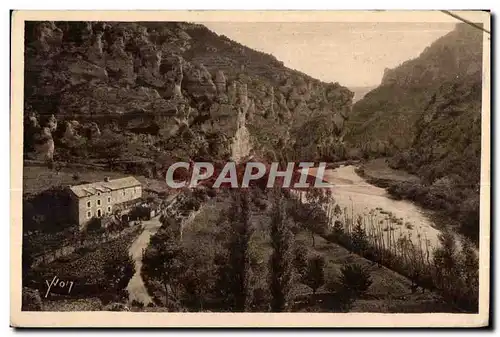 Cartes postales Gorges du Tarn Vue prise de I Elrnitage de St Hilaire (Lozere)
