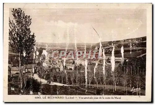 Cartes postales Le Bleymard (Lozere) Vue generale prise de la route du Mazel