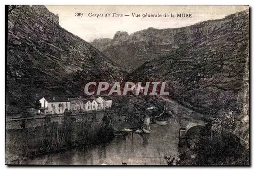 Cartes postales Gorges du Tarn Vue generale de la Muse