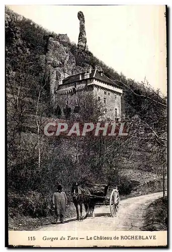 Ansichtskarte AK Gorges du Tarn Le Chateau de Rocheblave