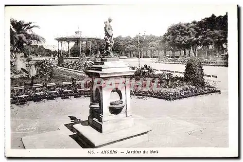 Cartes postales Angers Jardins du Mail