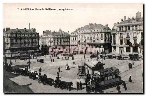 Cartes postales Angers Place du Ralliement vue generale