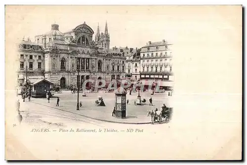 Cartes postales Angers Place du Ralliement le Tbeatre