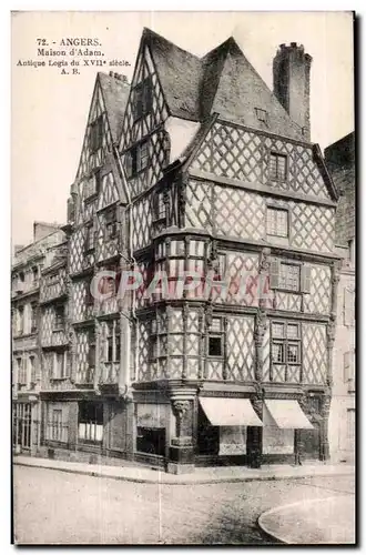 Ansichtskarte AK Angers Maison d Adam Antique Logls Du XVII stecle