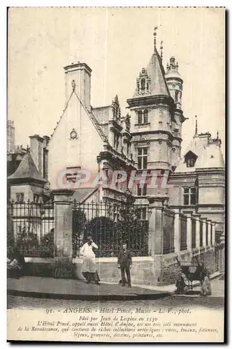 Cartes postales Angers Hotel Pince Musee